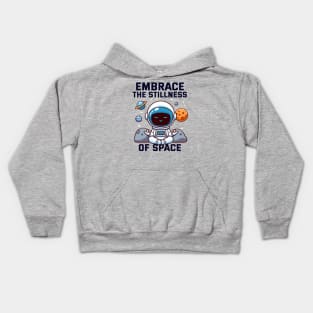 Embrace the Stillness of Space - Astro Kids Hoodie